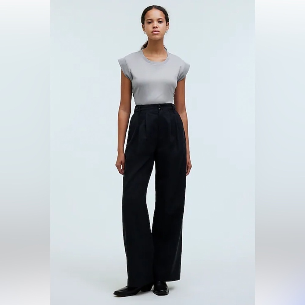 NEW MADEWELL Size-Cinched Sutro Muscle Tank Casual Luxe Jersey Size XS Dusk Grey